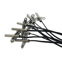 Sensor Termistor NTC untuk Oven Pemanggang Roti, Penggorengan Udara, Sensor Suhu NTC, Sensor Probe Flens untuk Oven Microwave 3435 3950 10k 50k 100k