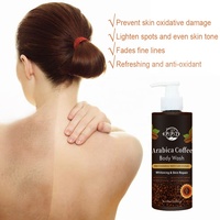 Fournisseur de gel douche, gel douche eclaircissssnt gel douche blanchissant pour hôtel, nettoyant liquide écologique pour le corps au café