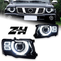 Ensemble de phares de remplacement pour Nissan Patrol Y61 2005-2022, mise à niveau aftermarket, LED DRL, clignotant, projecteur laser