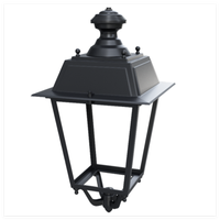 Lampadaires de style colonial pour extérieur IP66, lanterne de parc, lumière de jardin classique à LED