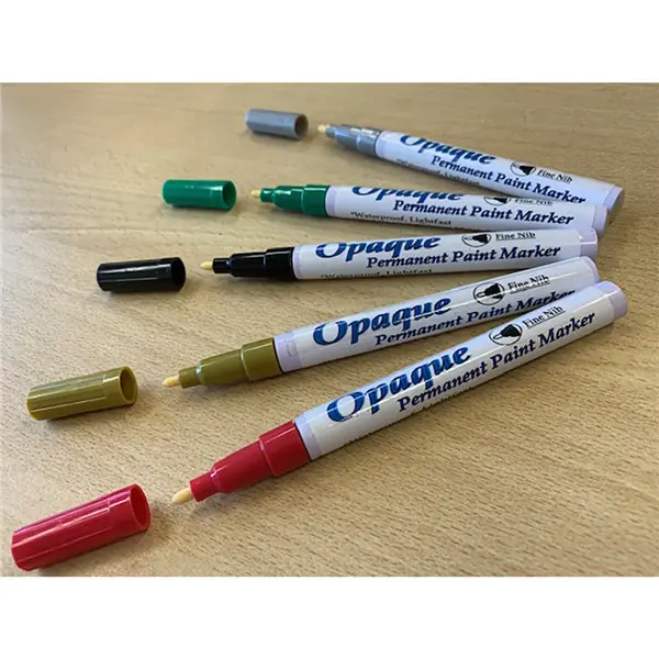 Japanese Industry paint markers and have highly resistant to water and light