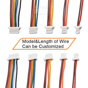 สายเคเบิลแบบกำหนดเอง shr 3 4 5 Shr-5 ทางเลือกแทน สายเคเบิลขนาด 1.0 มม. 6 ขา แบบ JST SH สีดำ สายจัมเปอร์ 5 ขา 6 8 ขา ขั้วต่อ 1.0 มม. ชุดสายเคเบิล - Product Image 5