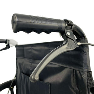 Fauteuil roulant en acier de haute qualité, cadre imprimé, fauteuil de soins à domicile, siège de roue, fauteuil roulant manuel en acier inoxydable - Product Image 5