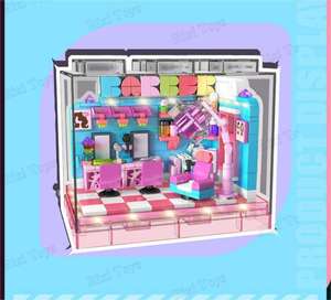 Mould <span class=keywords><strong>King</strong></span> 24037 NOUVEAU Série Variété Boîte de présentation de <span class=keywords><strong>maquillage</strong></span> beauté et de coiffure, Ensemble de blocs de construction pour fille, Cadeau - Product Image 2