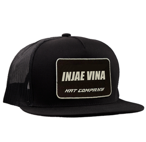 OEM Custom High Quality 5 Panel Fashion High Crown Adult Trucker <b>Cap</b> Wholesale Flat Brim Woven Patch Logo Sport <b>Cap</b> Trucker <b>Hat</b> - Product Image 2