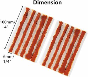 Strisce di <span class=keywords><strong>Gomma</strong></span> per <span class=keywords><strong>Riparazione</strong></span> Pneumatici, <span class=keywords><strong>Kit</strong></span> <span class=keywords><strong>Riparazione</strong></span> Gomme Auto con Toppe in <span class=keywords><strong>Gomma</strong></span>, 5 Pezzi - Product Image 5