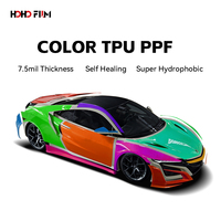 HOHOFILM Garantie 5 ans Film de protection de peinture (PPF) TPU couleur Berry Purple auto-réparant 7,5 mil anti-rayures et anti-jaunissement