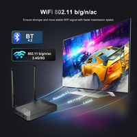 Topleo OTT Android TV Box Smart Set Top Box 2GB 8GB Android BT Control Remoto por Voz Compatible con 4K 8K OTT Android TV Box