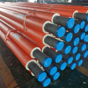 Tuyau d'isolation thermique en mousse de polyuréthane jaune orange de haute qualité de 2 pouces - Product Image 2