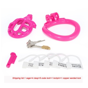 Hot Selling Plastic Resin Chastity Lock Turtle Type Hollow-carved Design Sex Toys Penis Lock for Men - Product Image 5