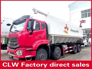 Camión de alimentación a granel Sinotruk HOWo 8x4 Euro 3 tanque Volumen 40cbm 20 toneladas Camión de alimentación de pollos en venta - Product Image 2