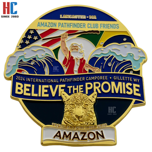 20 Jaar Fabriek Aangepaste Pad Finder Club 2024 Camporee Metalen Email Reversspeld Geloven De Belofte Sda - Product Image 6