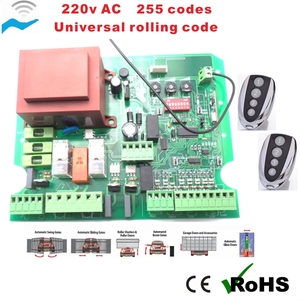 Contrôleur <span class=keywords><strong>de</strong></span> portail battant à double <span class=keywords><strong>bras</strong></span> 220 V pour maison intelligente, carte PCB récepteur 433 MHz - Product Image 6