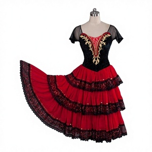 chinese dress ladies Amazon.com: Backgarden Women Black Red Layers Satin Long Skirt for Spanish  Flamenco Belly Dance Mexico Ballet Folklorico Performance : Clothing, Shoes  & Jewelry