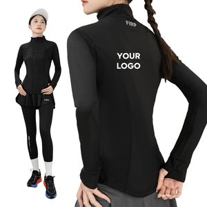 Sudadera deportiva con cremallera y protección UPF con detalles de agujeros para los pulgares y tecnología de carcasa blanda para unisex - Product Image 2