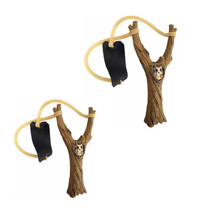 Nuovo disegno di vendita di alta qualità potente fionda di <span class=keywords><strong>legno</strong></span> caccia slingshot giochi all'aperto - Product Image 1