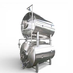 Mejor Precio: Tanque de Agua Caliente Comercial de 1500L y 8K con Espejo, de 2 Recipientes, para Equipos de Elaboración de Cerveza - Product Image 1