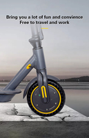 Trottinette électrique V8 350W d'usine d'origine pour adultes, autonomie de 30 km, vitesse de 25 km/h, batterie au lithium 36V 10.5Ah, pliable en alliage d'aluminium