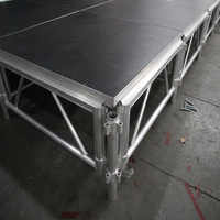 TENTCHO Structure d'éclairage amovible en aluminium pour scène, support de scène portable pour grandes manifestations et salons professionnels