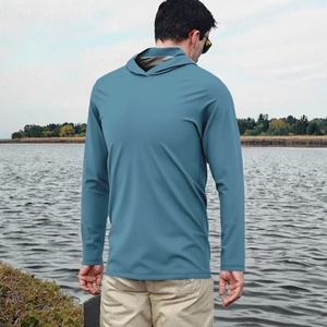 Camisa de Pesca Ultrafina con Protección Solar UPF 50, Impermeable, de Seda Helada, Unisex, Sudadera con Capucha, Manga Larga, Transpirable, Estampada - Product Image 2