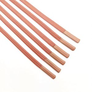 Custom Shoe Laces Printed Drawcord Polyester Elastic Drawstring Pant Rope Shoelace Packaging - Product Image 3