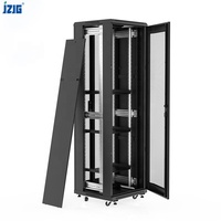 Rak Server baja 19 inci 42U, 600x600 DENGAN HARGA TERBAIK, kabinet jaringan pintu jala pusat Data tersedia