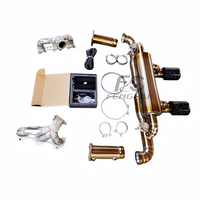 Colectores de escape + sistema de escape Catback Valvetronic de titanio para Porsche 991.2 Carrera GTS 3.0T 2015-2019, sistema de rendimiento completo