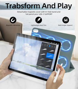 Custodia protettiva per <span class=keywords><strong>iPad</strong></span> <span class=keywords><strong>Air</strong></span> 6 ° M2 2024 copertura da 11 pollici per aria 5 ° 4 ° Gen 10.9 pollici - Product Image 2