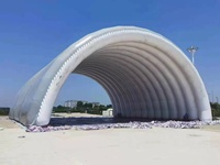 Dôme à membrane gonflable polyvalent pour stade, entrepôt, exposition, mariage