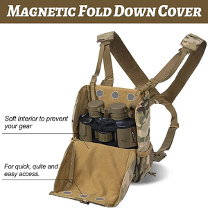 Arnés de Binoculares de Nailon 500D con Diseño Innovador para Exteriores, Bolsa de Almacenamiento para Binoculares con Cubierta Impermeable - Product Image 3