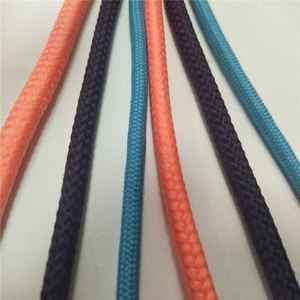 Silicone Ends Drawstring Cords for Hoodies Coated Polyester Drawcords with Finishing for Garments - Product Image 3