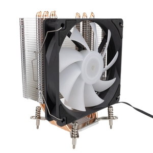 Enfriador de CPU ZeroMaster ARGB LED con 6 Tubos de Calor, para Juegos, Conector de 4 Pines, Rodamiento Fluido, Silencioso 28dBA, Garantía de 12 Meses - Product Image 2
