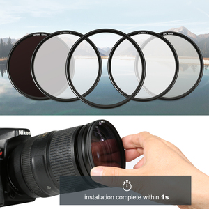 Kit de Filtros Magnéticos para Lentes de Cámara con Revestimiento Multicapa de Vidrio Óptico, Polarizadores, de Densidad Neutra, UV, CPL, ND1000, de 49mm a 95mm - Product Image 2