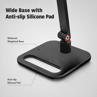 Support de téléphone portable réglable, support de tablette de bureau, support de tablette en métal rotatif à 360 degrés multi-angles pour le bureau OEM