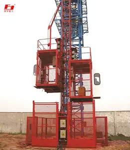 Suitable for high-rise building construction CS 200 construction elevator It can be increased with the building altitude