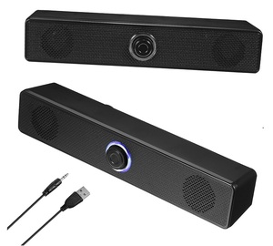 Kim loại lưới Stereo Soundbar không dây BT Loa cho máy tính để bàn sử dụng Slim nhà hệ thống âm thanh với tăng cường Bass cho chơi game/âm nhạc - Product Image 1