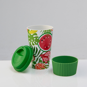 Bán Hot customized tái chế tái sử dụng rPet nhựa cốc cà phê du lịch Mug - Product Image 5