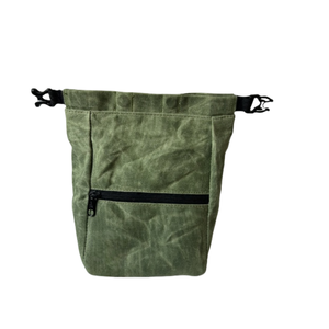 Bolsa de Tiza Personalizada de Lona Encerada Resistente con Cierre Magnético para Escalada en Roca y Boulder - Product Image 2