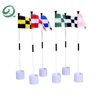 Biểu Tượng Tùy Chỉnh rô Đào Tạo Golf Đặt Màu Xanh Lá Cây Cờ Golf Cờ Với Ống Chèn Golf Pin Cờ Cho Sân Trong Nhà Ngoài Trời - Product Image 4