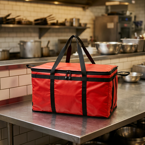 Bolsas de Reparto de Alimentos Extra Grandes, Aisladas, de Poliéster, con Cierre de Cremallera, para Comida Caliente/Fría, para Catering Comercial y Refrigeración de Puestos - Product Image 2