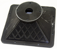 HYJ0152A-BMC vente en gros 1 pouce gorge carré Tweeter klaxon en plastique ligne tableau diffuseur klaxon