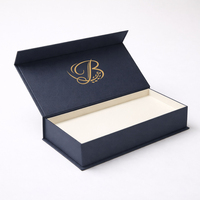 Boîte à livre à fermeture magnétique haut de gamme personnalisée, élégante, avec estampage à chaud doré, emballage cadeau pour articles de luxe