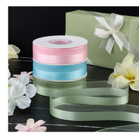 Rubans en polyester, organza, semi-satin et mousseline pour la Saint-Valentin, emballage de cadeaux, bouquets floraux et décorations de boîtes cadeaux