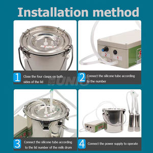 Ordeñadora de vacas, equipo de granja lechera, máquinas de procesamiento de lácteos, ordeñadora de leche de vaca - Product Image 2