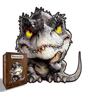 Puzzle en bois de dinosaure Wacocetoy, 219 pièces, taille L, puzzle 3D pour adultes - Product Image 1