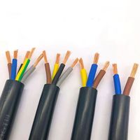 Câble gainé de caoutchouc résistant à l'usure YC-4*10+1/4*16+1*6 mm² ; Câble spécialement conçu pour les projets d'étanchéité