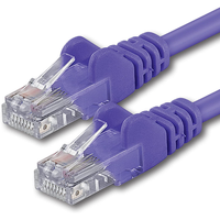 Utp Ftp Sftp 4pr 26awg kabel Patch kabel Rj45 konektor Cat5e kabel LAN untuk jaringan