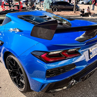 Aileron arrière en fibre de carbone sèche PU-Design pour Chevrolet Corvette C8 Z06, amélioration du pare-chocs, style ZR1, kit carrosserie