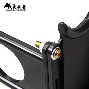 Cavalry Barracks Shield Stand ABS Material <b>Black</b> Security Equipment Storage Rack For Riot Gear - Product Image 2