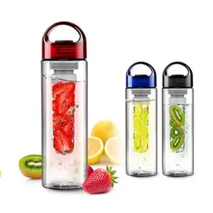 Hot Koop Gezondheid Plastic Water Fles Fruit Infuser Bpa Gratis Citroen Zetgroep Waterfles Met Filter Infuser Water Fles